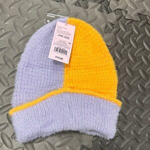 Women’s Two-Tone Yellow and Purple Hat
